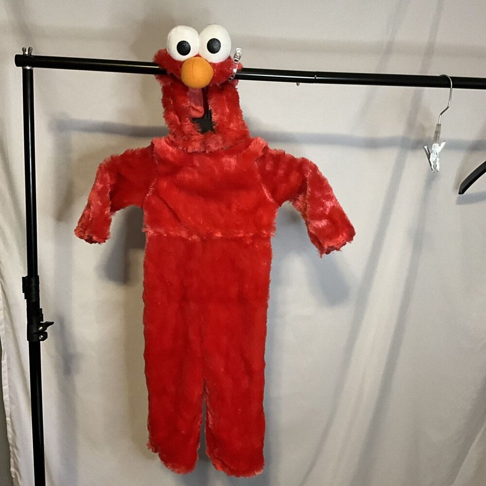 2011 Disguise Sesame Street Elmo Fur Costume Size 2T
